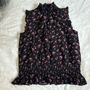 J crew sleeveless blouse size 00 like new, never worn